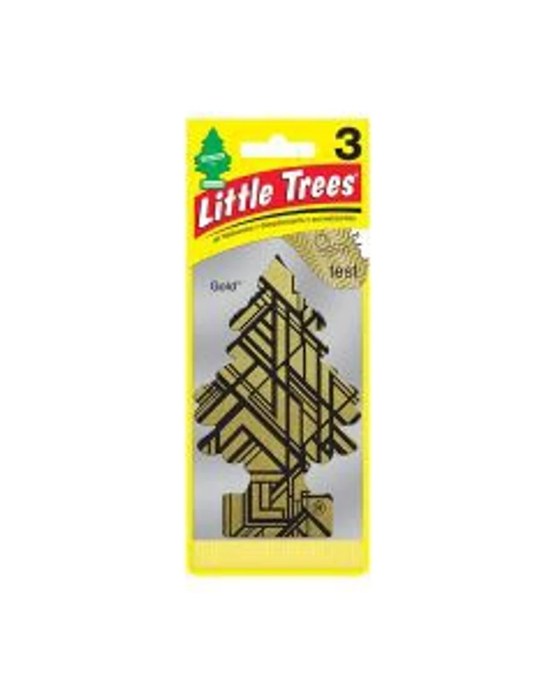 Little Tree Car Freshener, Gold - 3 ct