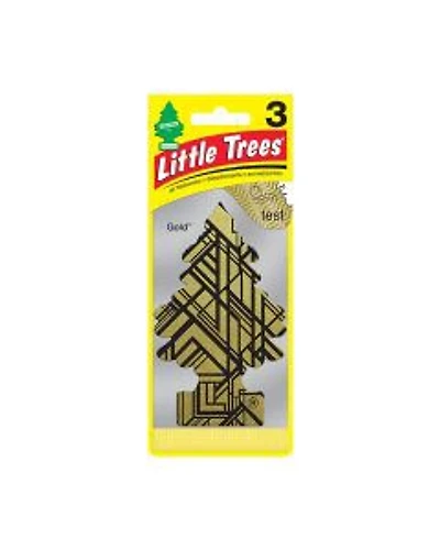 Little Tree Car Freshener, Gold - 3 ct