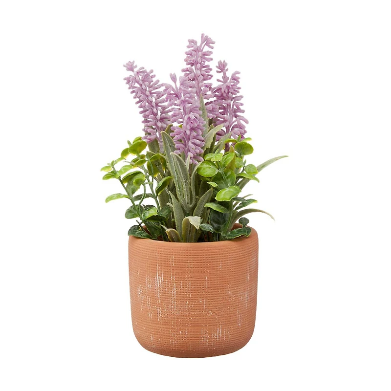 Lavender Greenery Pot