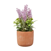 Lavender Greenery Pot