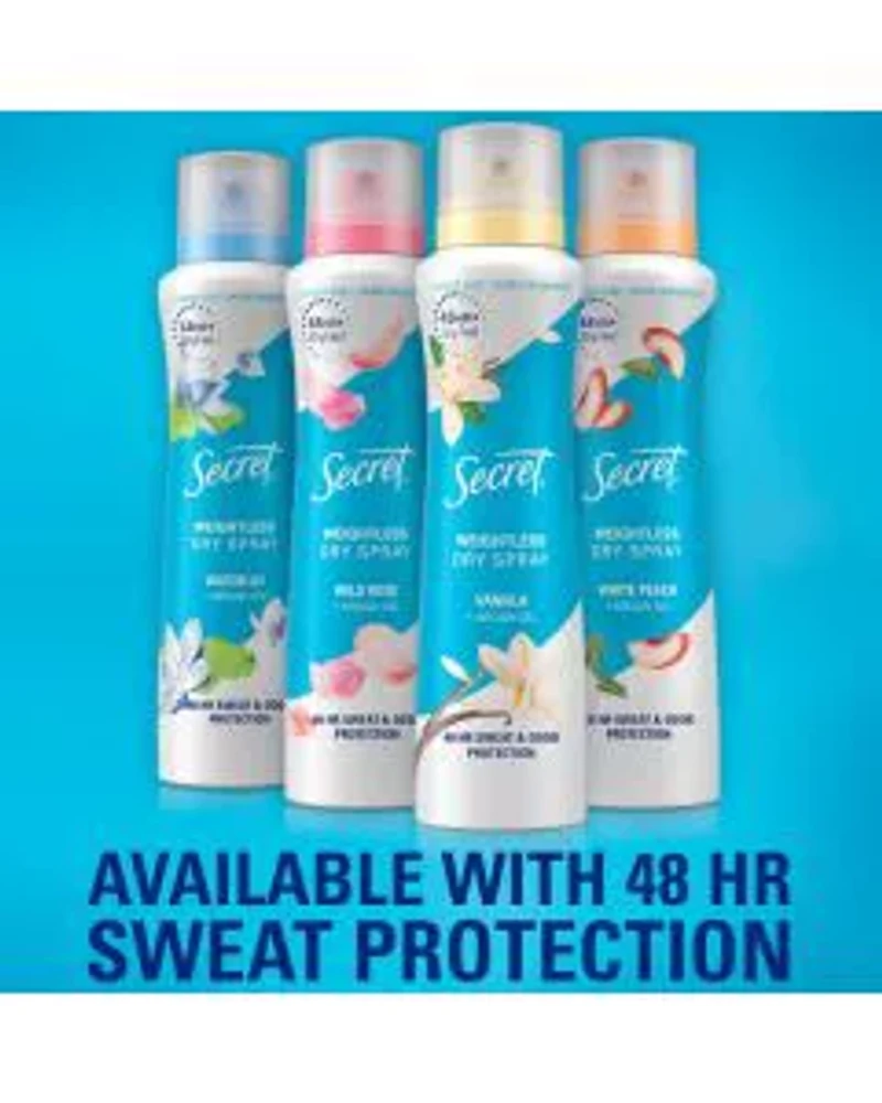 Secret Weightless Dry Spray Antiperspirant and Deodorant, 4.1 oz