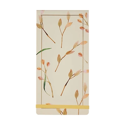 Yellow Watercolor Floral Flip Notepad