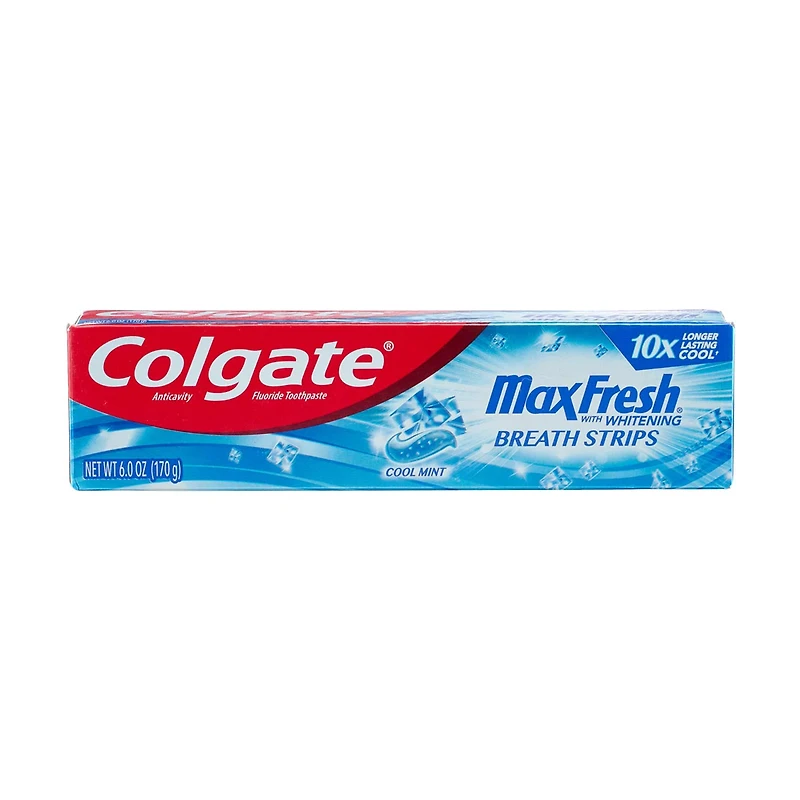 Colgate Max Fresh Advanced Whitening Toothpaste - Clean Mint, 6 oz