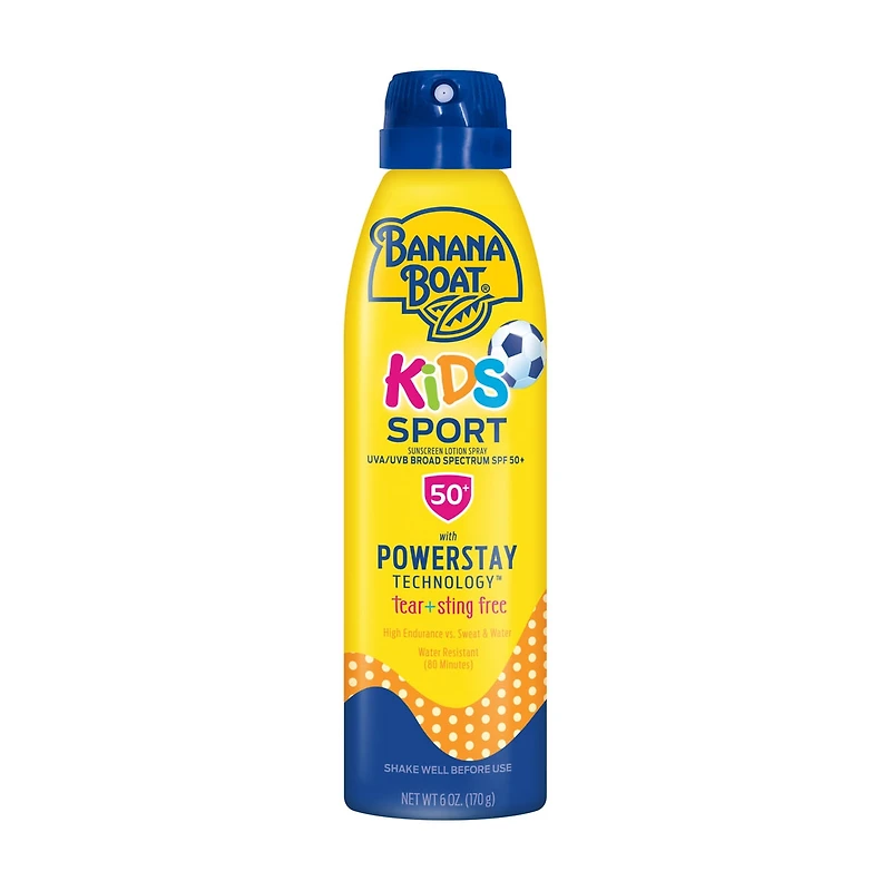 Banana Boat Kids Sport Sunscreen Spray SPF 50+, 6 oz