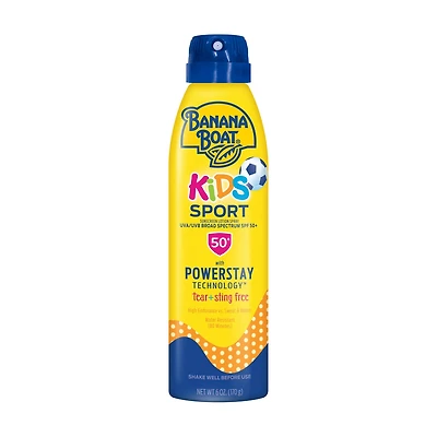 Banana Boat Kids Sport Sunscreen Spray SPF 50+, 6 oz