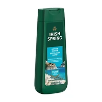 Irish Spring Active Scrub Moisturizing Face & Body Wash, 20 fl oz