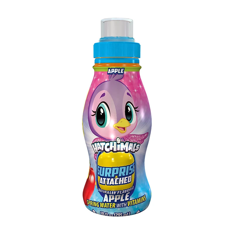 Hatchimals Apple Flavored Water With Surprise Attached, 10 fl oz