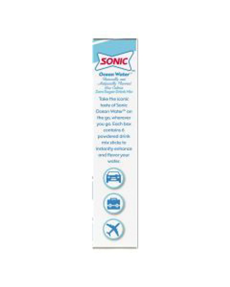 Sonic Ocean Water Singles To Go Drink Mix, 0.52 oz, 6 ct