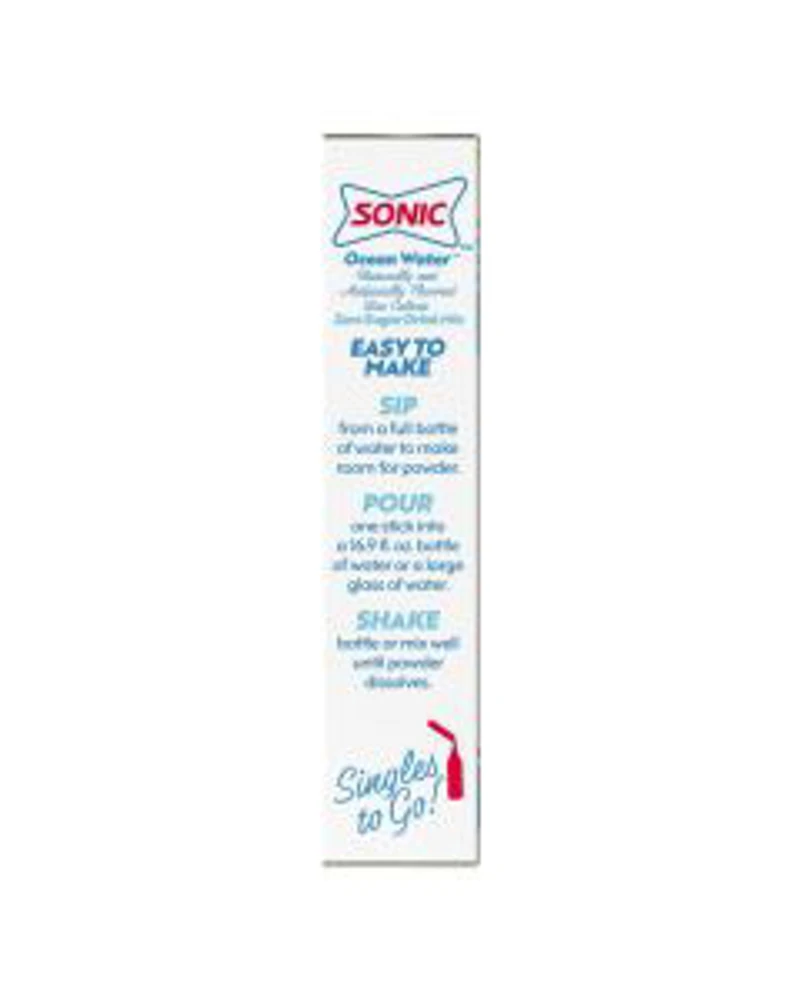 Sonic Ocean Water Singles To Go Drink Mix, 0.52 oz, 6 ct