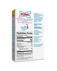 Sonic Strawberry Lemonade Singles To Go Drink Mix, 6 ct