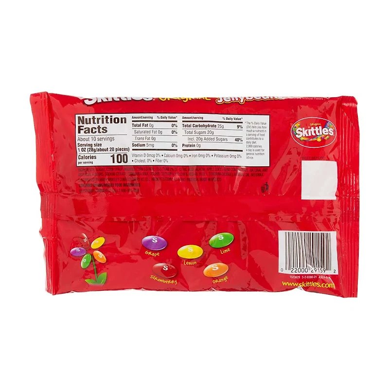 Skittles Original Jelly Beans Easter Candy, 10 oz