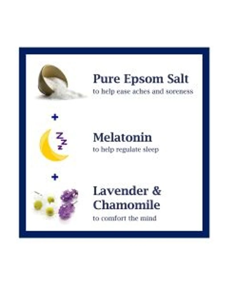 Dr Teal's Pure Epsom Salt Melatonin Sleep Soak, 3 lb