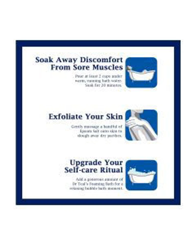 Dr Teal's Pure Epsom Salt Melatonin Sleep Soak, 3 lb