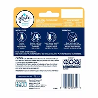 Glade Plug Ins Scented Oil Air Freshener Refills, Coastal Sunshine Citrus™, 0.67 oz, 2 ct