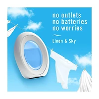 Febreze Bathroom Air Freshener, Odor-Fighting, Linen & Sky Scent, 2 Count