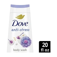 Dove Anti-Stress Body Wash, Blue Chamomile & Oat Milk, 20 fl oz