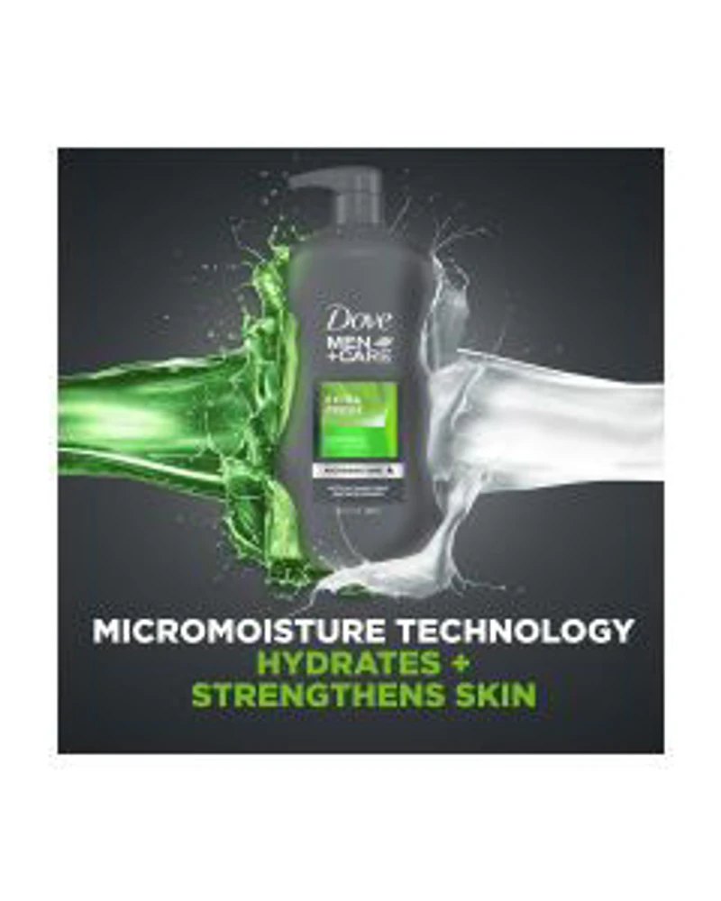 Dove Men +Care Body & Face Wash, Extra Fresh, 30 fl oz