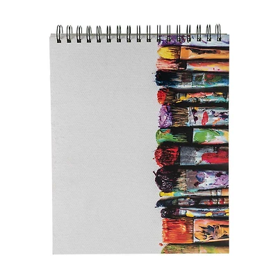 Large Sketchbook with Drawing Tools Design, 9 in x 11 in