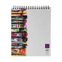 Large Sketchbook with Drawing Tools Design, 9 in x 11 in