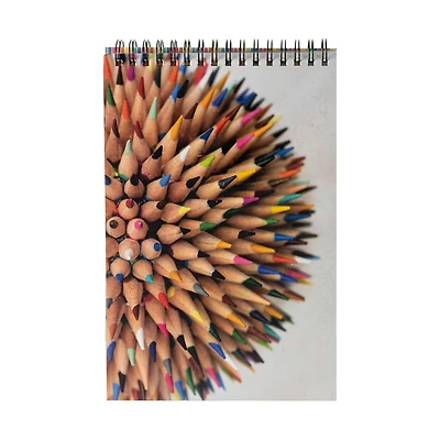 Small Sketchbook with Mountains Design, 5.7 in x 8.5 in