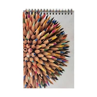 Small Sketchbook with Mountains Design, 5.7 in x 8.5 in