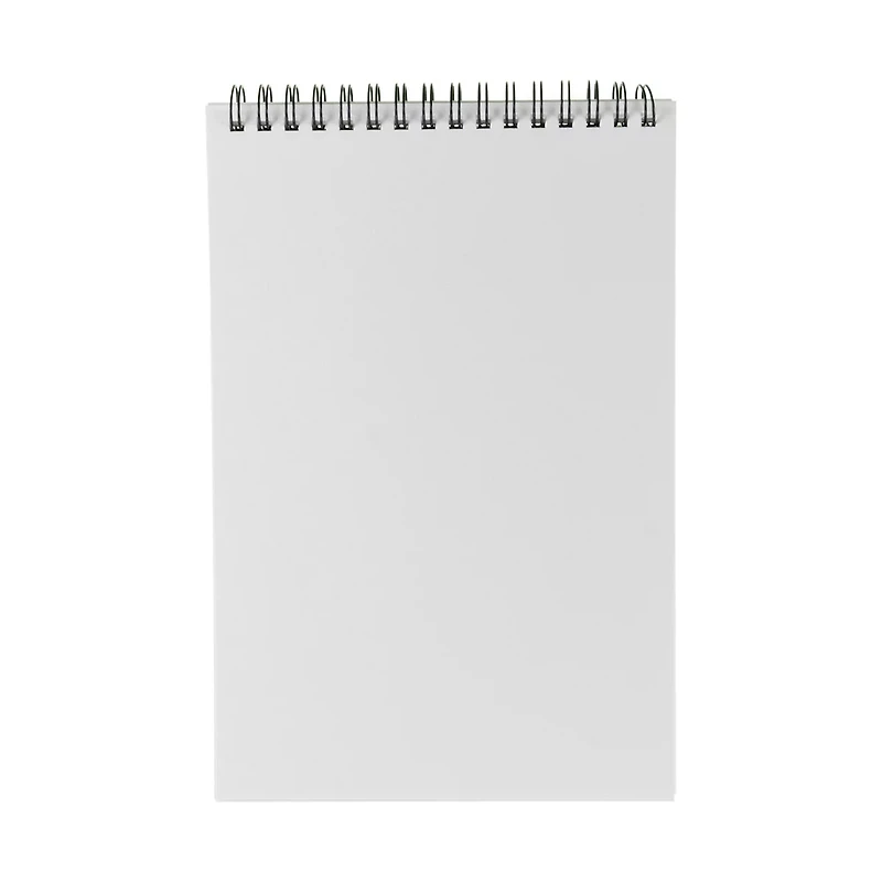 Small Sketchbook with Mountains Design, 5.7 in x 8.5 in