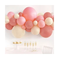 Pink, Peach, & White Double Stuffed Balloon Arch Kit, 28 Pieces