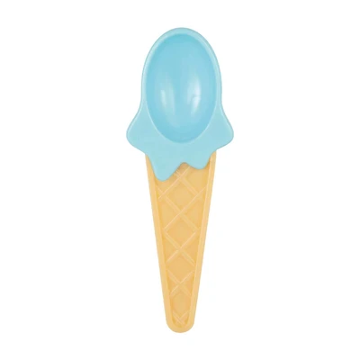 Plastic Pastel Ice Cream Spoons, 4 Count