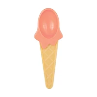 Plastic Pastel Ice Cream Spoons, 4 Count