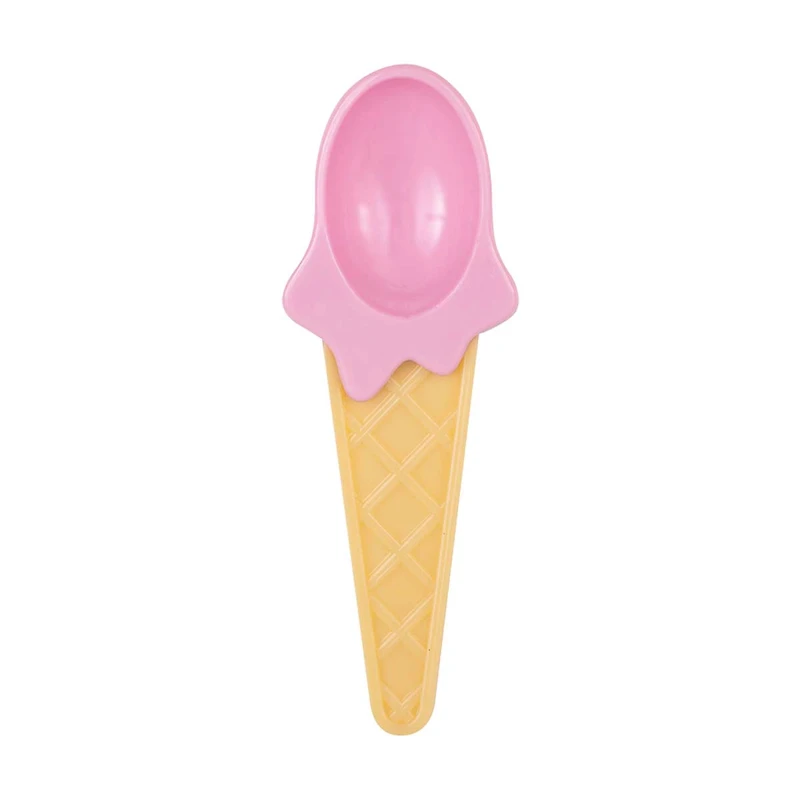 Plastic Pastel Ice Cream Spoons, 4 Count