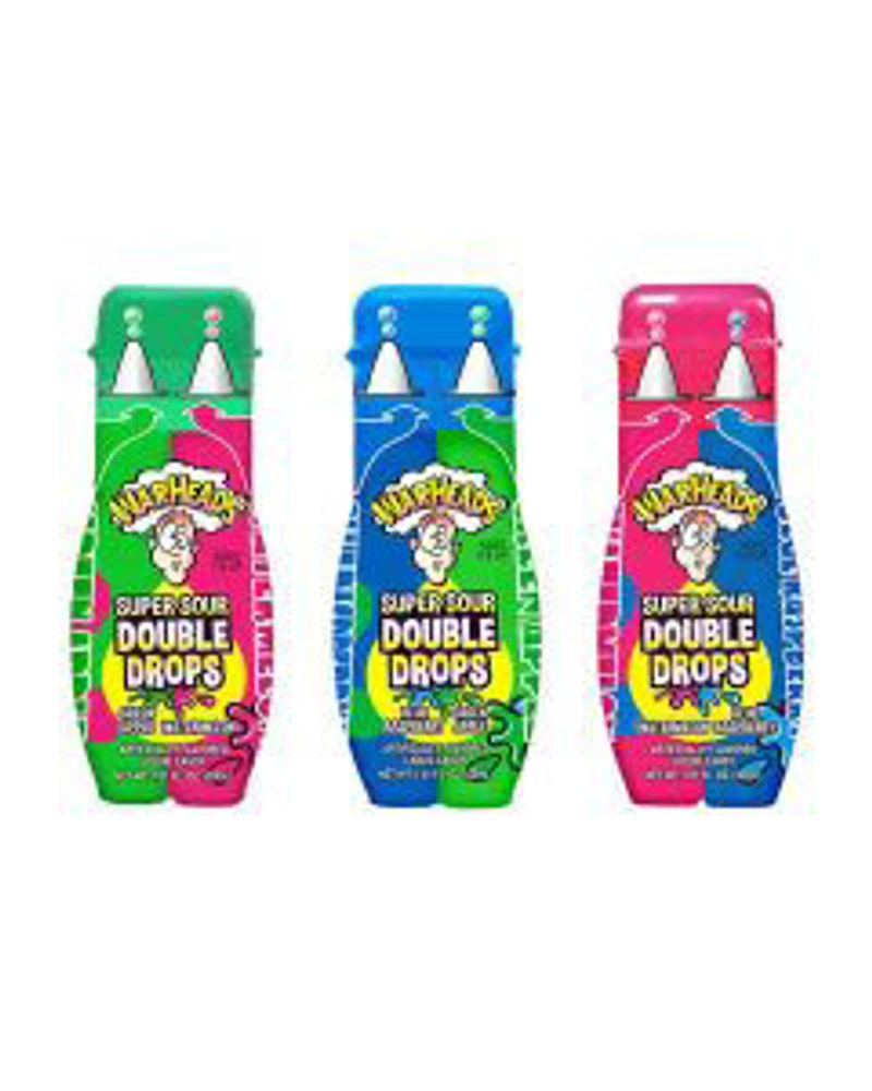 WARHEADS Super Sour Double Drops, 1.01 fl oz