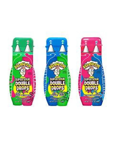 WARHEADS Super Sour Double Drops, 1.01 fl oz