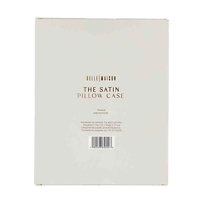 Belle Maison Pink Satin Pillowcase, 20 x 26 in.