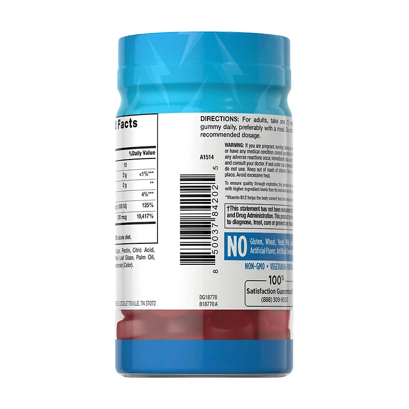 Oh Good! B12 and D3 Energy Gummy, 30 ct