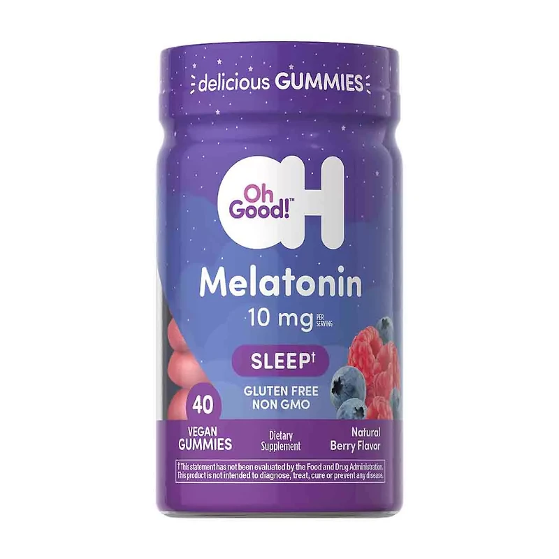Oh Good! Melatonin 10 mg Gummies, 40 ct