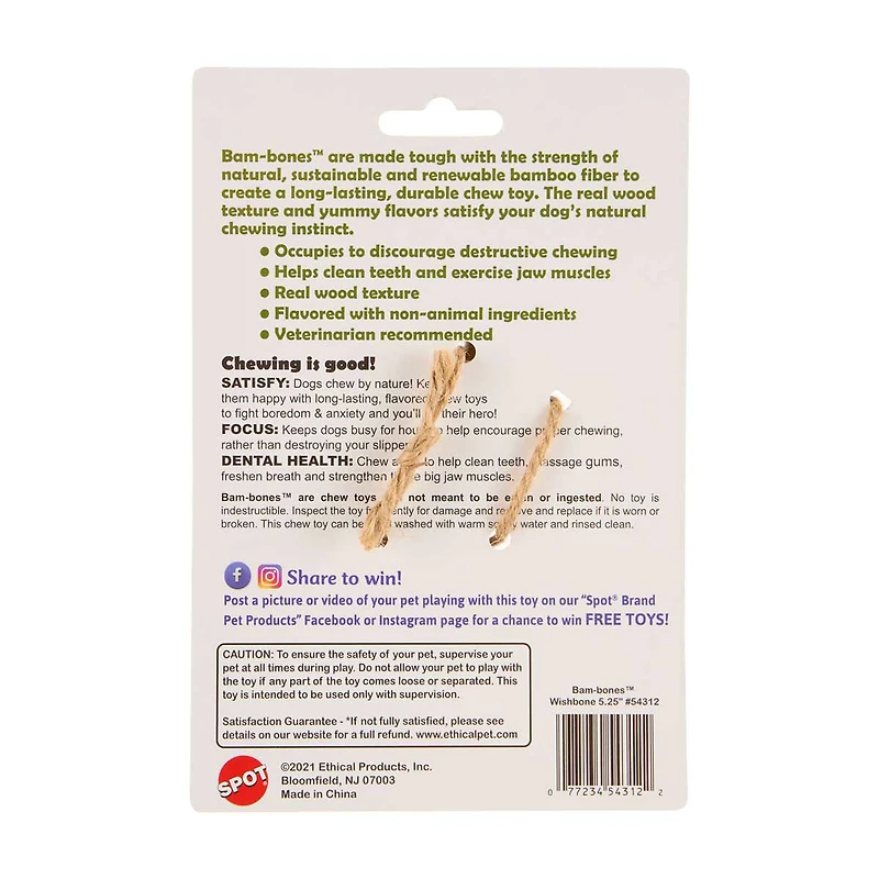 Bam-bones Chew Toy For Dogs