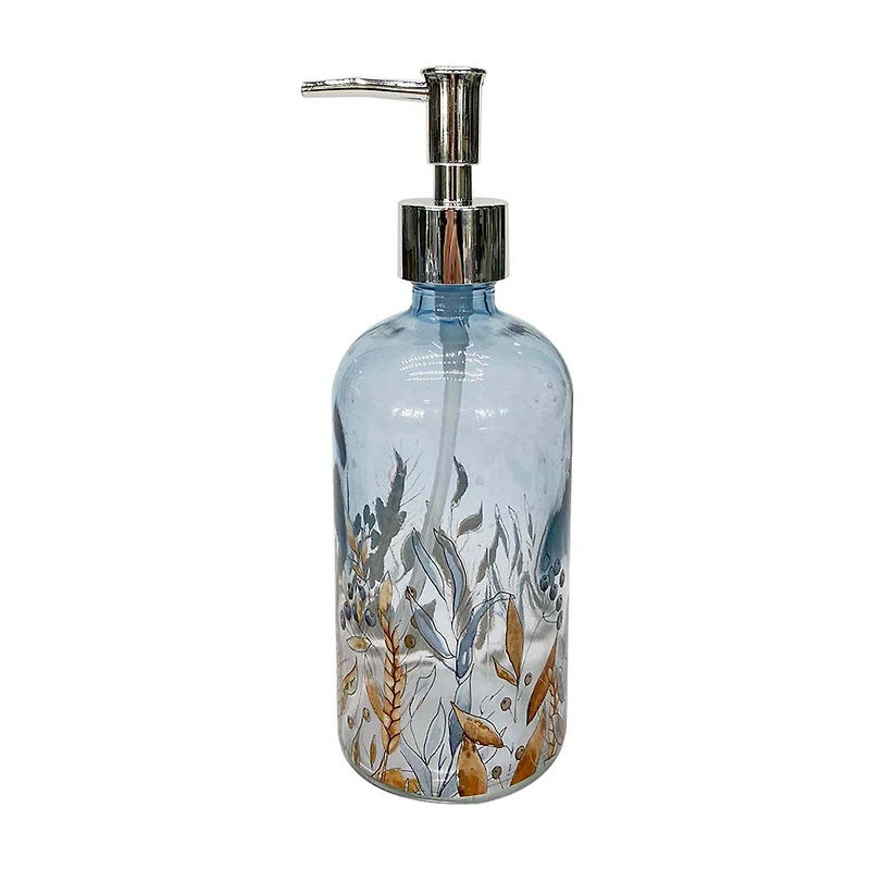 Printed Glass Fall Soap Dispenser