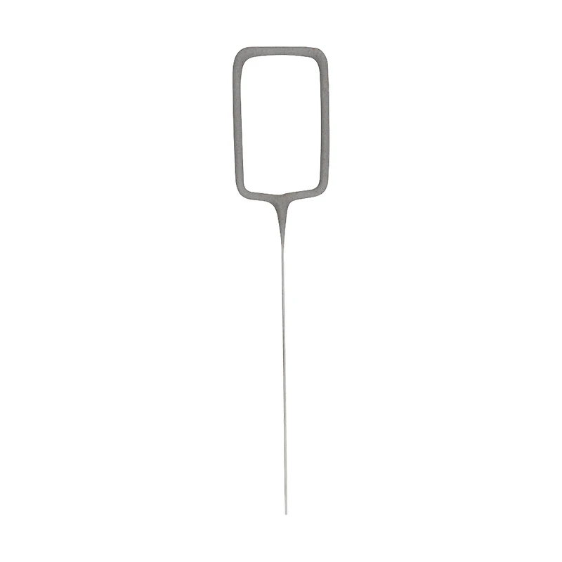 321 Party! Silver Number 0 Sparkler, 7 in