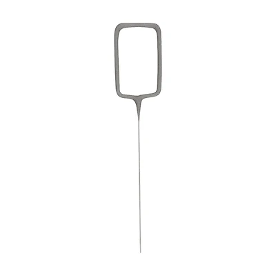 321 Party! Silver Number 0 Sparkler, 7 in