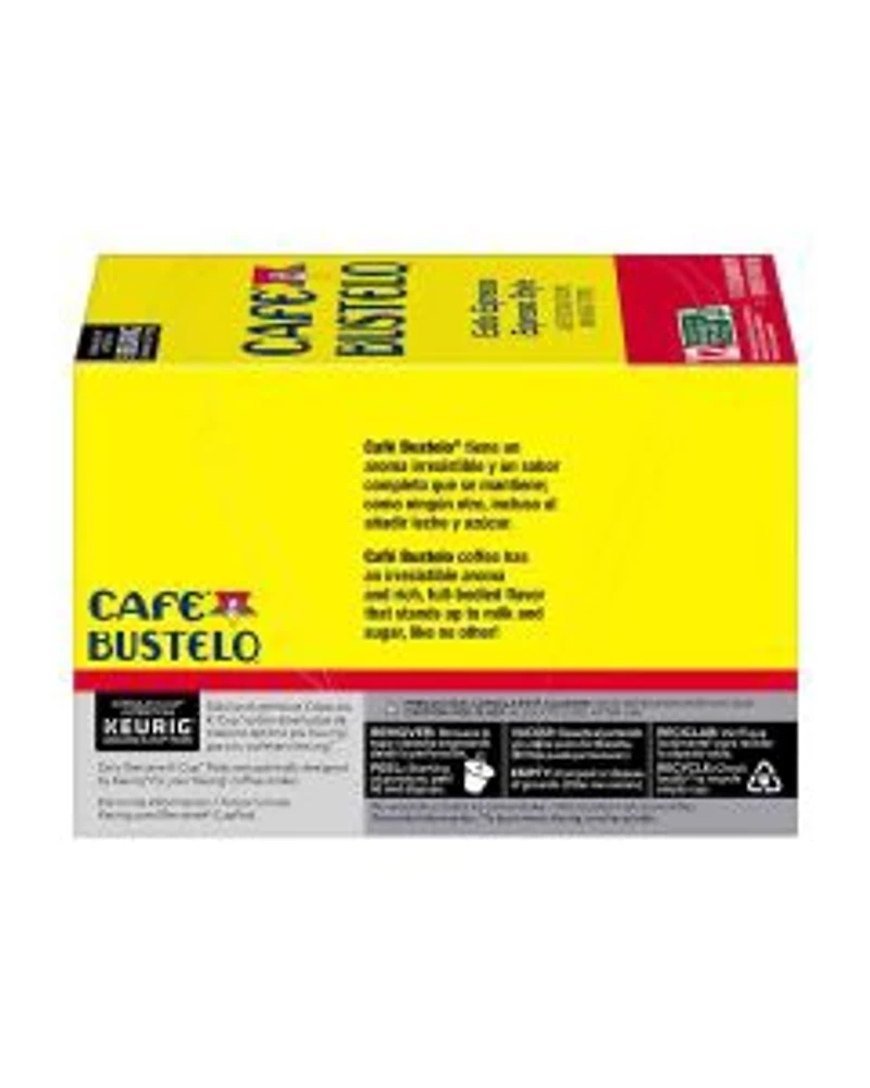 Café Bustelo Espresso Style K-Cup Pods, Dark Roast, 12 ct