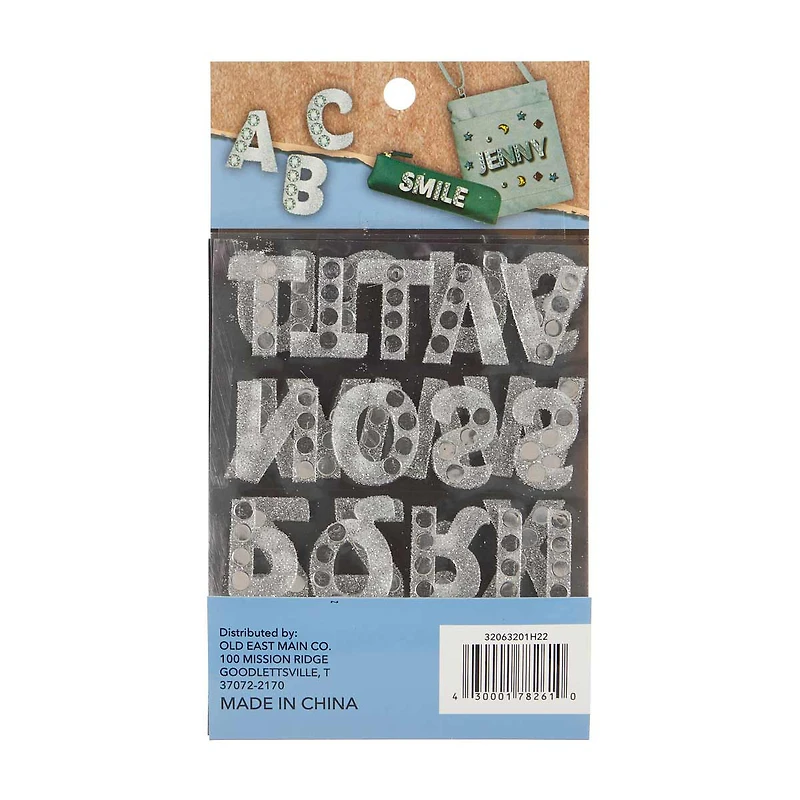 Crafter's Closet Gem Stickers, Letters