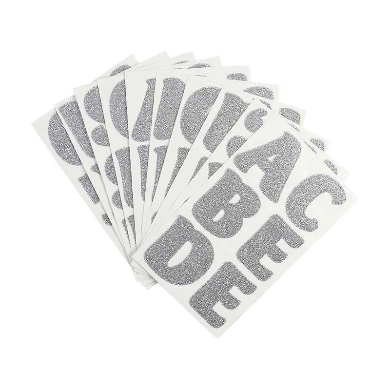 Crafter's Closet Poster Letters, Silver