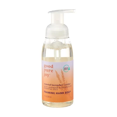 Good Pure Joy Plant-Derived Coastal Lavender + Cedar Foaming Hand Soap, 9 oz