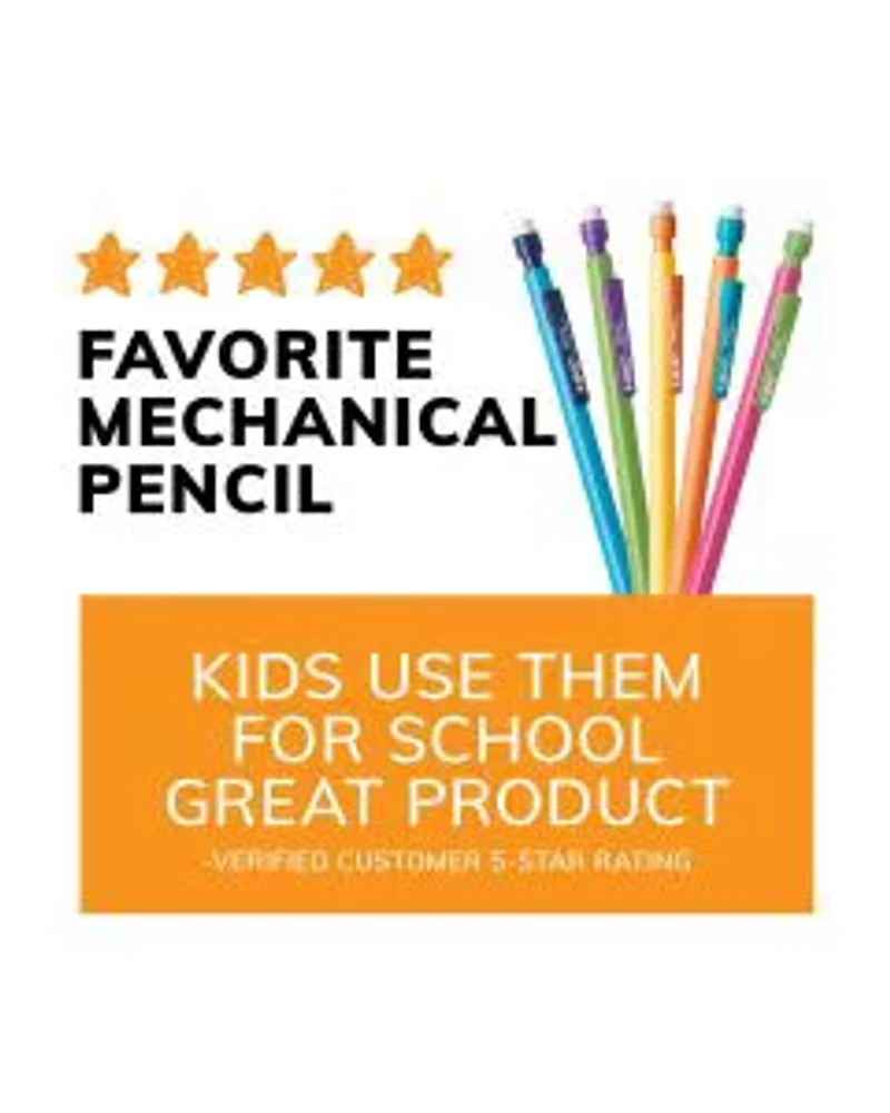 BIC Xtra-Strong Mechanical Pastel Pencils, Pack of 10