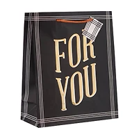 FOR YOU Black Gift Bag
