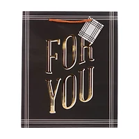 FOR YOU Black Gift Bag