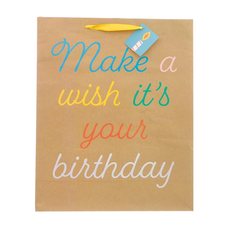 Make a Wish it's Your Birthday Gift Bag, Large