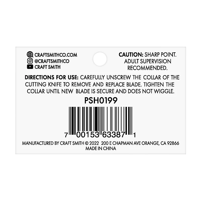 Craft Smith Create It Replacement Blades, 6 Pieces