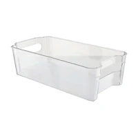 Fridge Bin, Clear, Medium