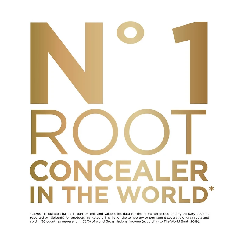 L'Oreal Paris Magic Root Cover Up Temporary Gray Concealer Spray, Black, 2 oz